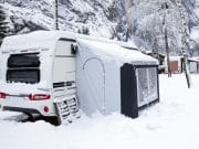 Vintercamping förtält