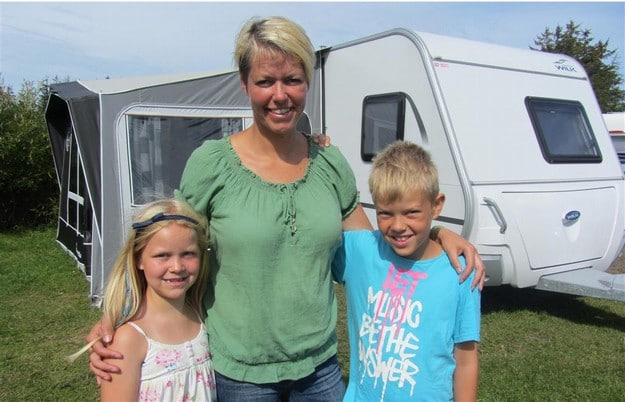 Semestern på Aabo Camping och Vattenland var en hit för Anne-Vibeke, Mie och Mathias. En plats de säkerligen kommer att komma tillbaka till