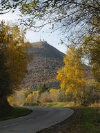 Puy de Dome kommer redan upp över trädgränsen