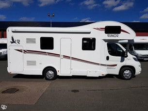Rimor är ett av husbilsmärkena som ingår i sortimentet.