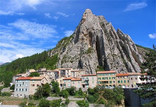 Basaltklippan i Sisteron