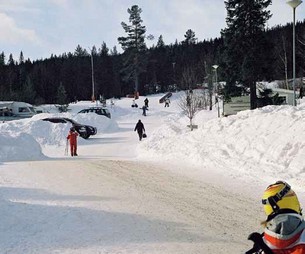 Fina förhållanden på Trysilfjellet Caravanplass