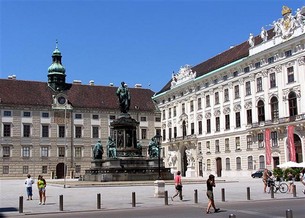 Hofburg – Den inre gården, sedd från skattkammaren