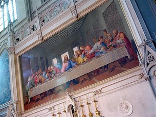 Leonardos Den sista Nadver i mosaik