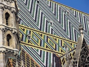 Taket på Stephansdom