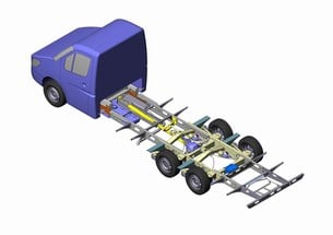 Nu går det att bygga husbilar på 3-axlade Sprinter-chassier. Första modellåret är det dock endast Frankia-koncernen som har den möjligheten