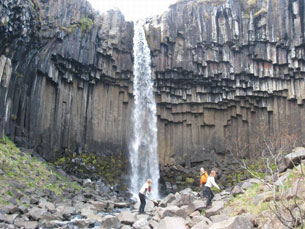 Svartifoss är en imponerande syn. 