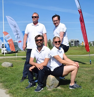 Arrangerande Erwin Hymer Group representerades av Anders Ekman, Fredrik Engstrand, Fredrik Uhlin och Kristin Mehle.