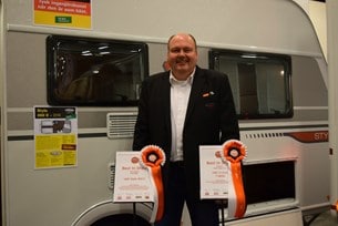 Ulrich Selent är svensk representant för LMC. På Caravan Stockholm vann LMC två priser för Best In Show. 