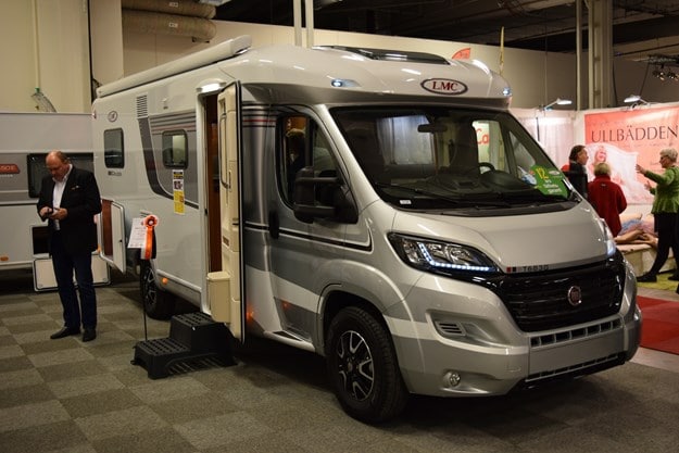 LMC:s kampanjmodell Cruiser Comfort Line T 683 vann pris Best in Show för bästa halvintegrerade husbil. Bilen har i princip all extrautrustning som finns.