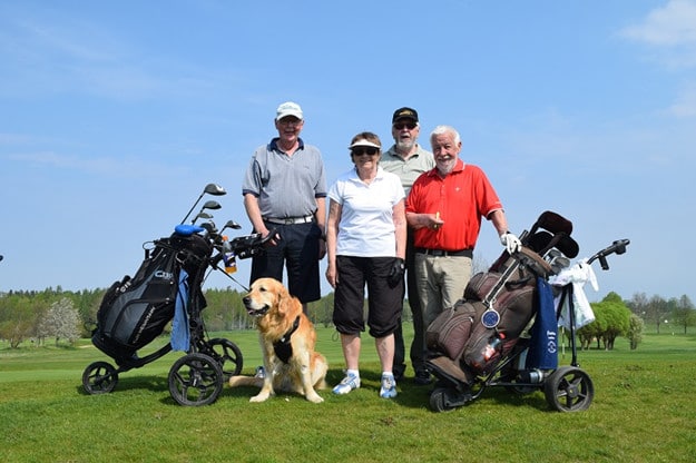 Björn Stenberg, Lisbeth Widing, Kurt Blixt och Ulf Floberg.