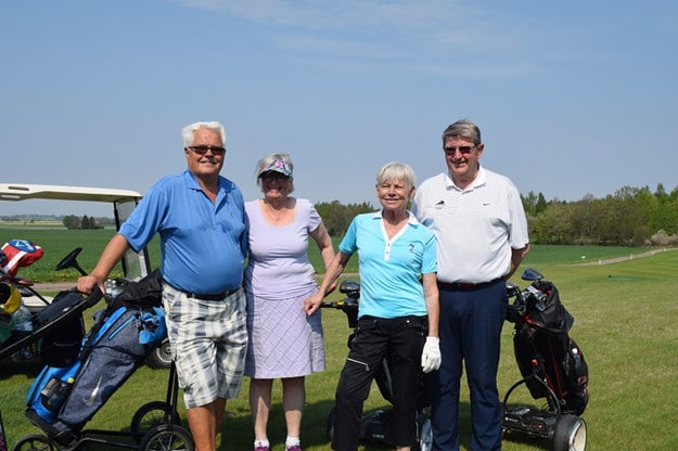 Bo Ribbert, Birgitta Bergqvist, Eivor Magnusson och Lars Björk.