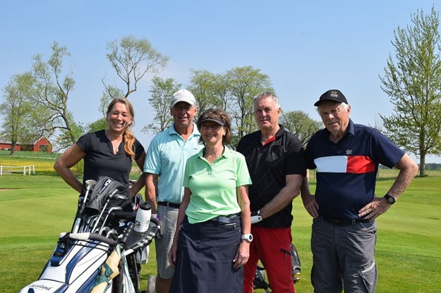 Susanne Wigander, Göran Aspenberg, Birgitta Wahlholm,Sven-Åke Bergqvist och Kjell Wahlholm. 