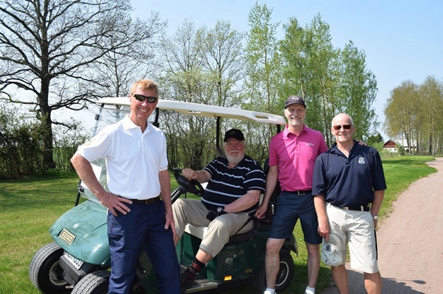 Erik Rosslin, Hans Carnlöf, Anders Wiremalm och Kurt Glamheden.