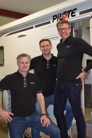 Peter, Fredrik och Anders är näst bäst i Europa på att sälja Pilote.