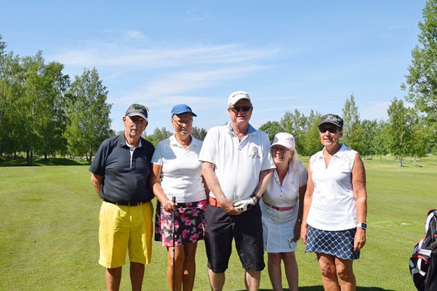 Malcolm Kvarnström, Ing-Britt Frost, Göran Johnson, Yvonne Johnson och Katarina Hultman. 