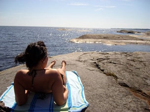 Duse Udde är en av campingpärlorna.