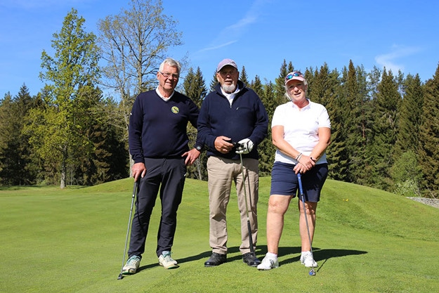Sivert Hernmyr, Åke Sterner och Elisabeth Karlsson. 