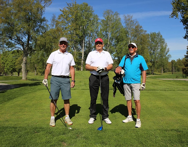 Göran Aspenberg, Åge Bergdahl och Viking Karlsson.