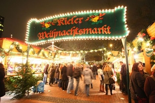 Kiel håller julmarknad för 45:e året i rad.