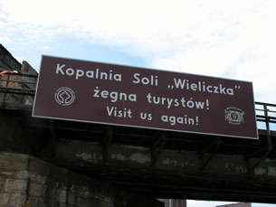 På vägen stannar vi vid saltgruvan – Wieliczka