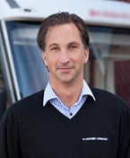 Peter Hansen driver Hansen Caravan sedan 2012.