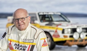 Rallymästaren Stig Blomqvist har skaffat nytt fordon. 