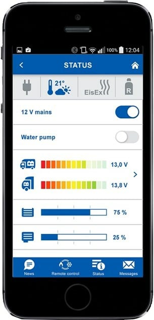 LMC iBusConnect är en app som kan övervaka och styra olika funktioner via smartphone. 