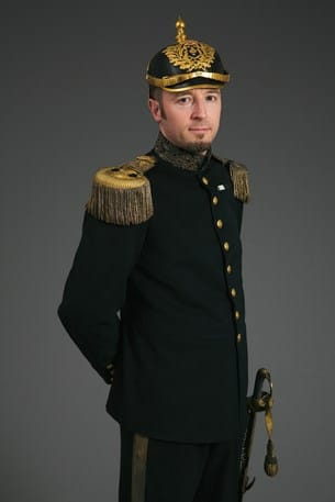 Paraduniform från 1890-talet. Finns att beskåda i utställningen Passar Uniformen?