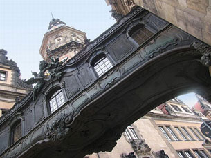 Otaliga av Dresdens hus och slott i barock stil