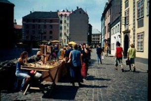 Ved inngangen til gamlebyen i Riga, Latvia