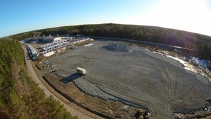 Etapp 2 är lika stor som den bebyggda markytan. 