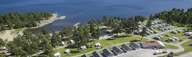 Sundsvalls camping är vackert belägen vid havet.
