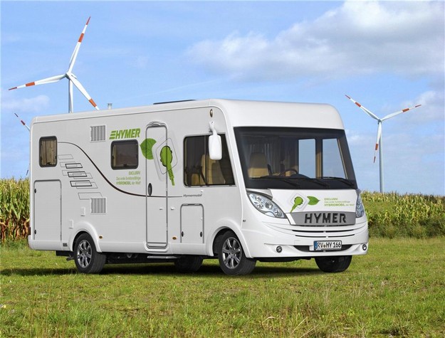Hymer presenterar världens första hybrid‐husbil