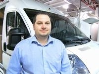 Joakim Norrman, vd Åhus Husvagnsexpo.