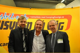Husvagn på Vägs rapportera med Lennie Norman