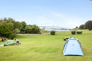 First Camp Sibbarp - Malmö är vackert belägen med utsikt över Öresund.