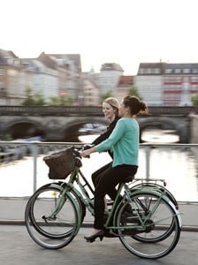 Köpenhamn är en mycket cykelvänlig stad.