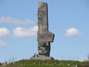 Här på Westerplatte startade Andra världskriget den 1 september 1939.