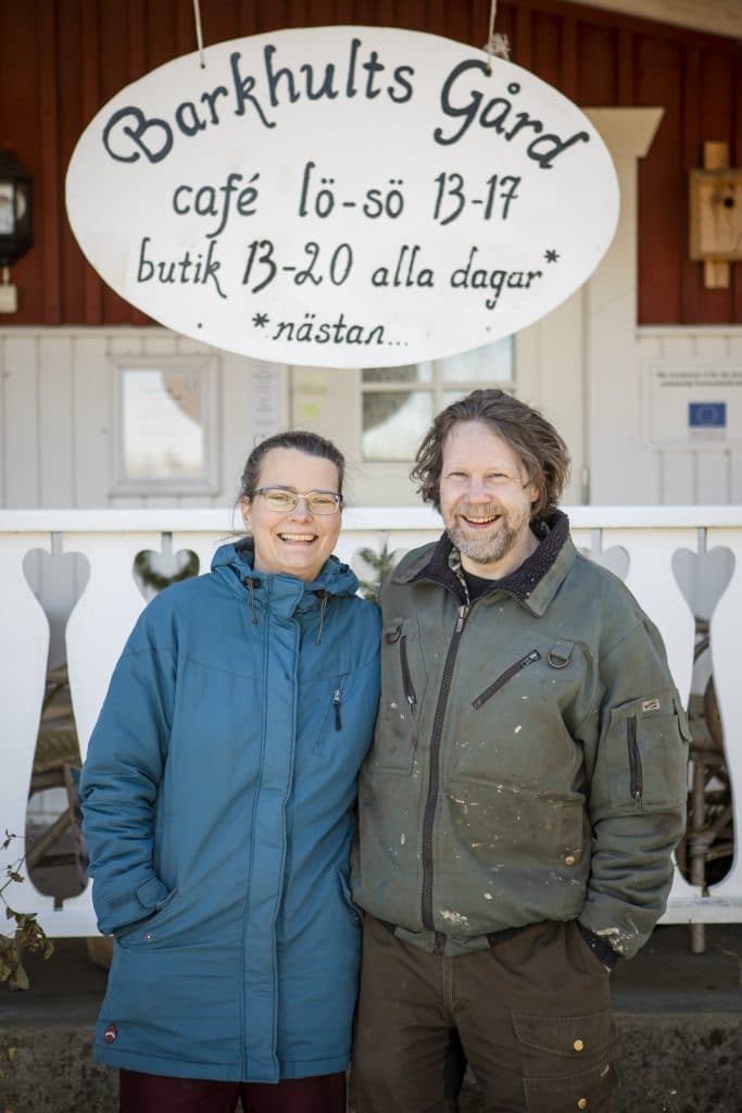 Barkhults gård drivs av Lars Peterson och Kristin Markebo. 