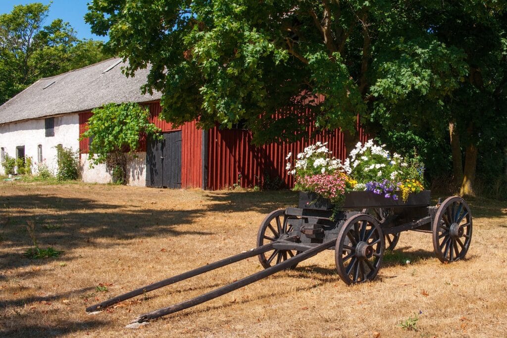 Öland visar upp sig från sin grönaste sida. 