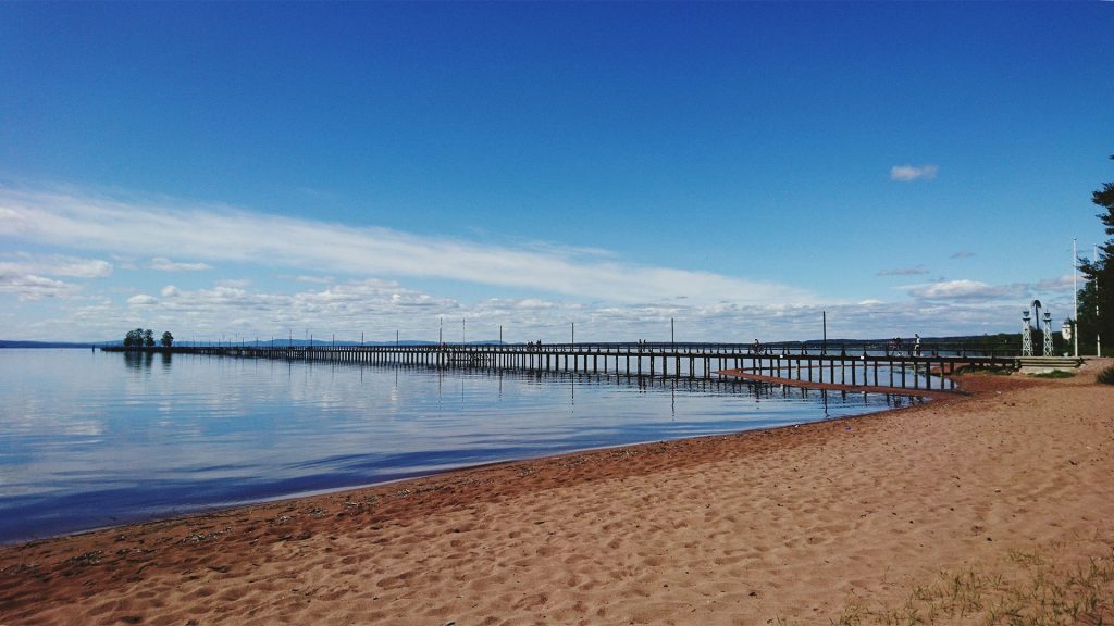 Långbryggan i Rättvik