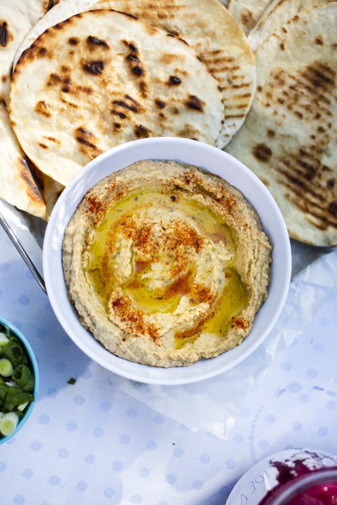 Hummus. Perfekt som dippsås till grönsaker och bröd.