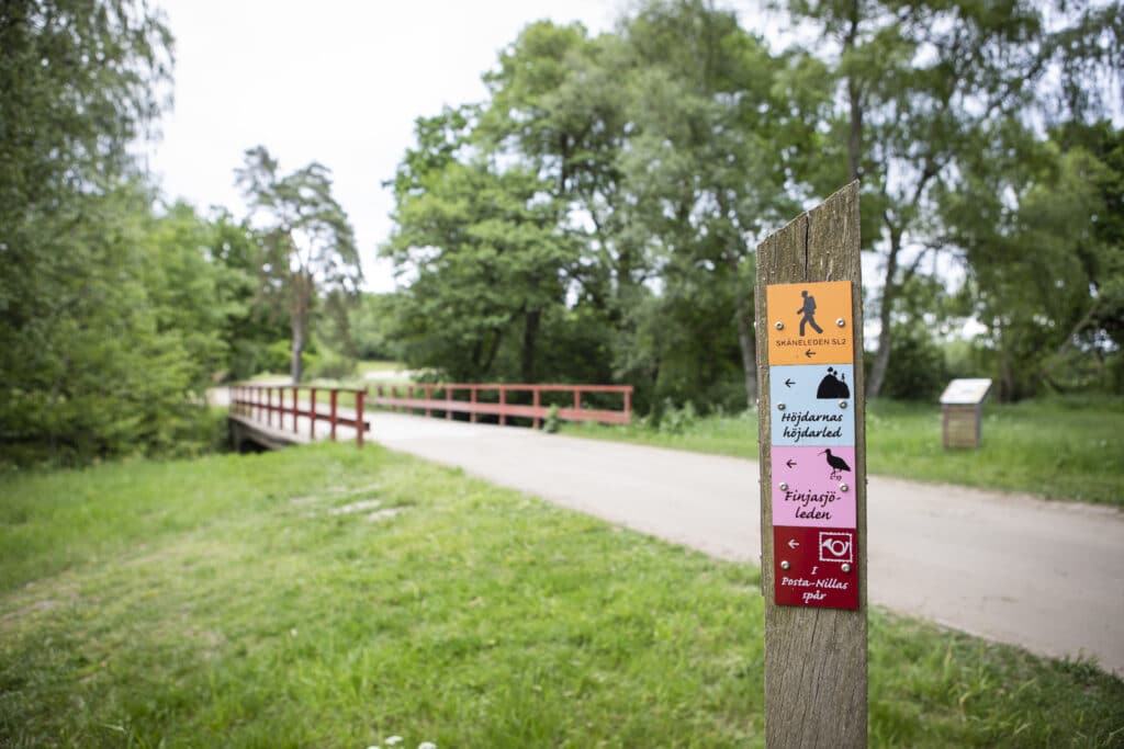 Naturen i Nordöstra Skåne har fina vandringsleder som bjuder på en vacker och frodig natur.