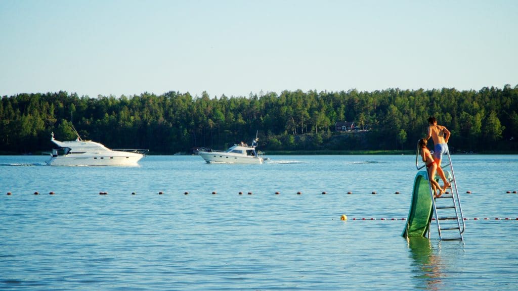 På campingen finns gott om aktiviteter att välja på. 