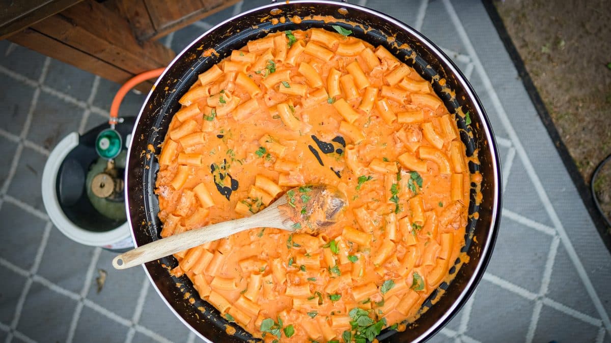 Spicy vodka pasta